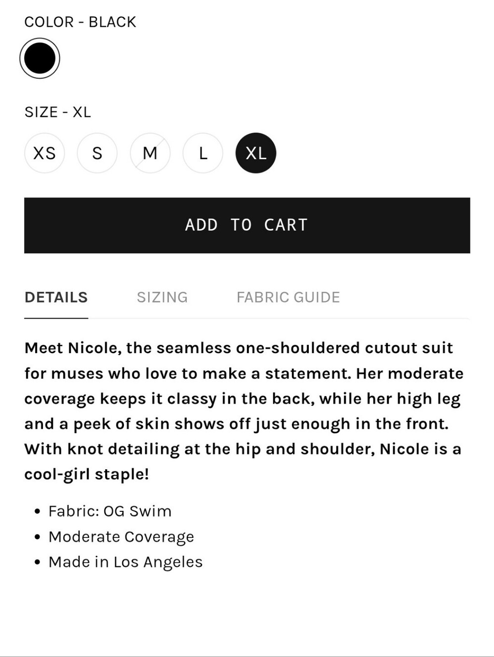 Skatie Swim "Nicole" One Piece - Fuschia One-Shoulder with Side Cutout - Picture 11 of 12